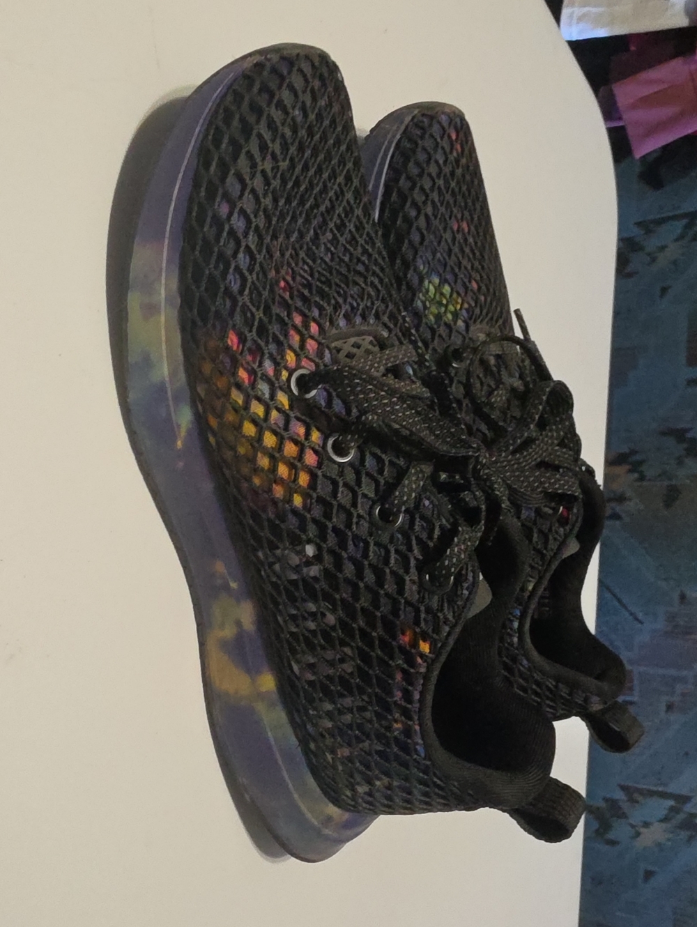 Nobull Midnight Tie-Dye Mesh Runner Women's Geometric Sneakers US 8